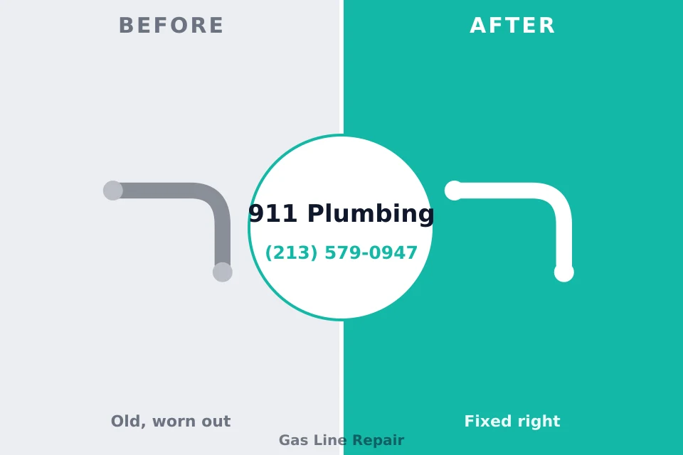 Before and after: plumbing repair Sunbury, OH